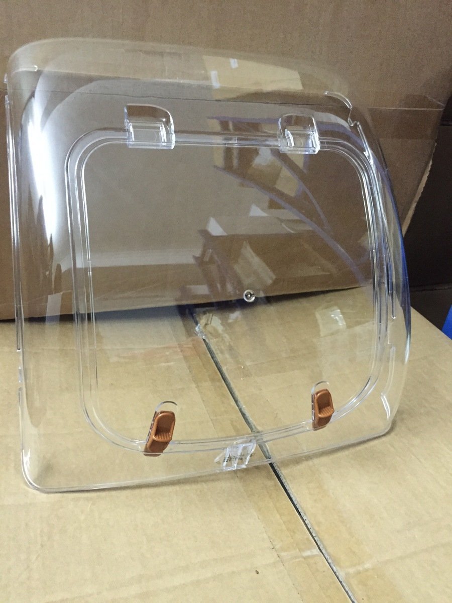 Japanese high quality dustpan viewing cage hamster cage original accessories with white and green coffee transparent dustpan accessories