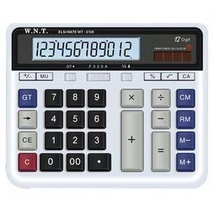 Wholesale Universal WT-2135 Solar Calculator Advanced Business 12-Bit Computer Bank Dedicated