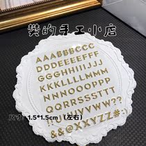 Fans handmade shop three-dimensional bronzing stickers stickers DIY stickers stick ashtray stickers