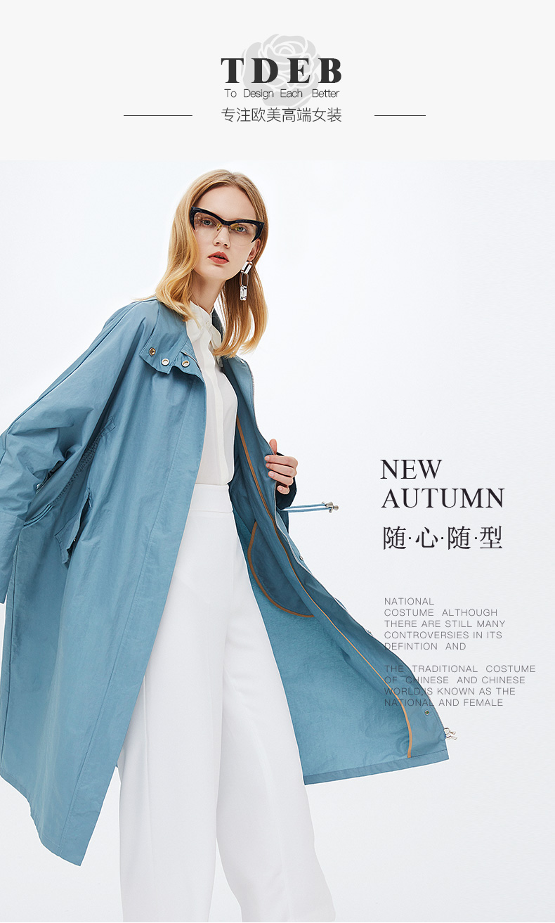 Trench pour femme TDEB en Coton en Nylon - Ref 3225979 Image 7