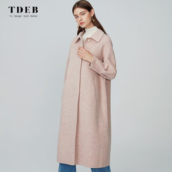 2024 Spring Women's Popular double-sided Wool Alpaca Coat Women's Fashion Long Albaka Wool Coat