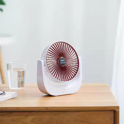 Mini small electric fan usb rechargeable student dormitory office mute desktop portable portable Portable Wind