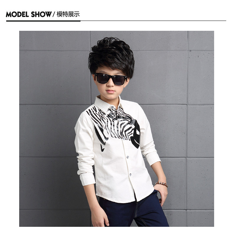 Chemise garcon à manche longue - Ref 2073853 Image 37