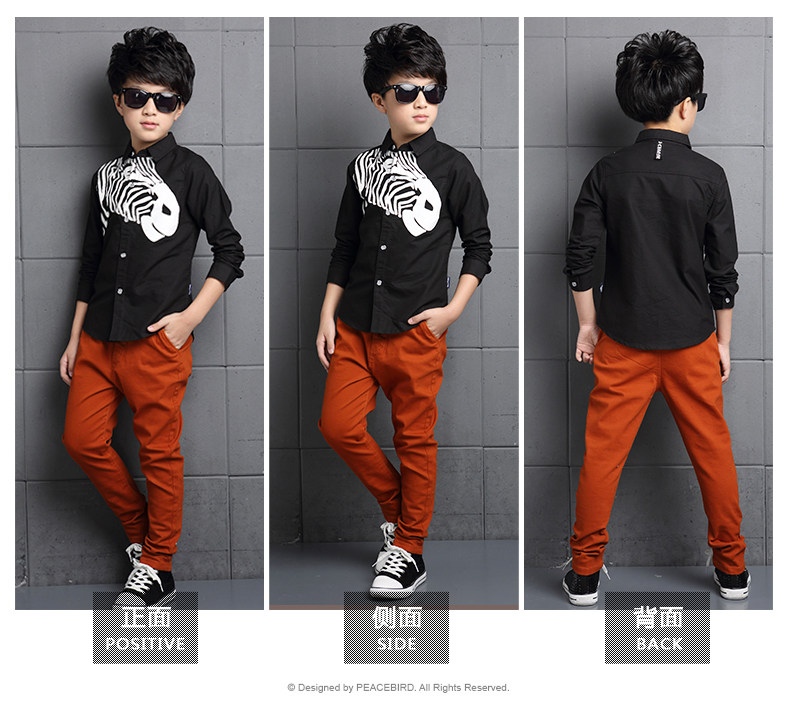 Chemise garcon à manche longue - Ref 2073853 Image 42