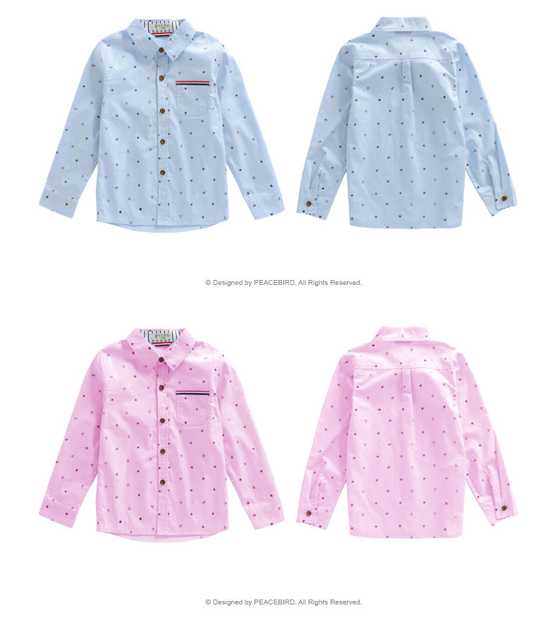 Chemise garcon à manche longue - Ref 2073564 Image 41