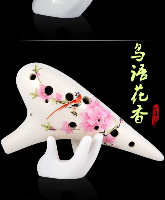 Người mới bắt đầu chơi Ocarina 12 lỗ Alto C đến sáu lỗ AC Ocarina nhạc cụ dân tộc chuyên nghiệp dành cho trẻ em Tao Shu - Nhạc cụ dân tộc