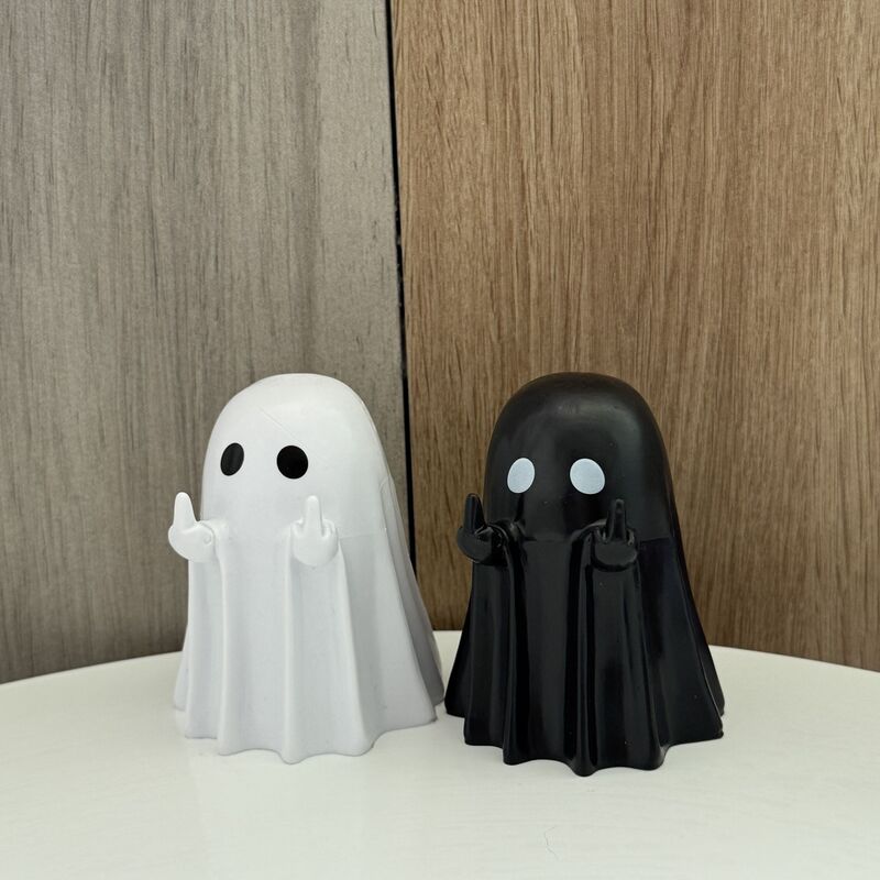 Little Ghost to Scare You, Creative Halloween Cute Ghost Ornaments, Creative Desktop Decorations, Gifts for Friends