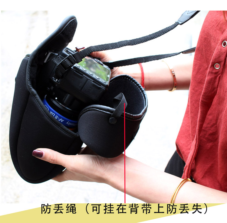Canon SLR túi máy ảnh 5D2 5D3 5D4 6D 6D2 7D 7D2 1500D 3000D Sleeve - Phụ kiện máy ảnh kỹ thuật số túi máy ảnh canvas