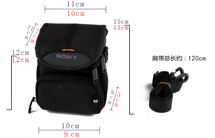 Ốp lưng Sony RX100 Black Card Camera DCS-rx100 M2 M3 M4 M5 Một vai Micro Túi chụp ảnh đơn - Phụ kiện máy ảnh kỹ thuật số balo caden