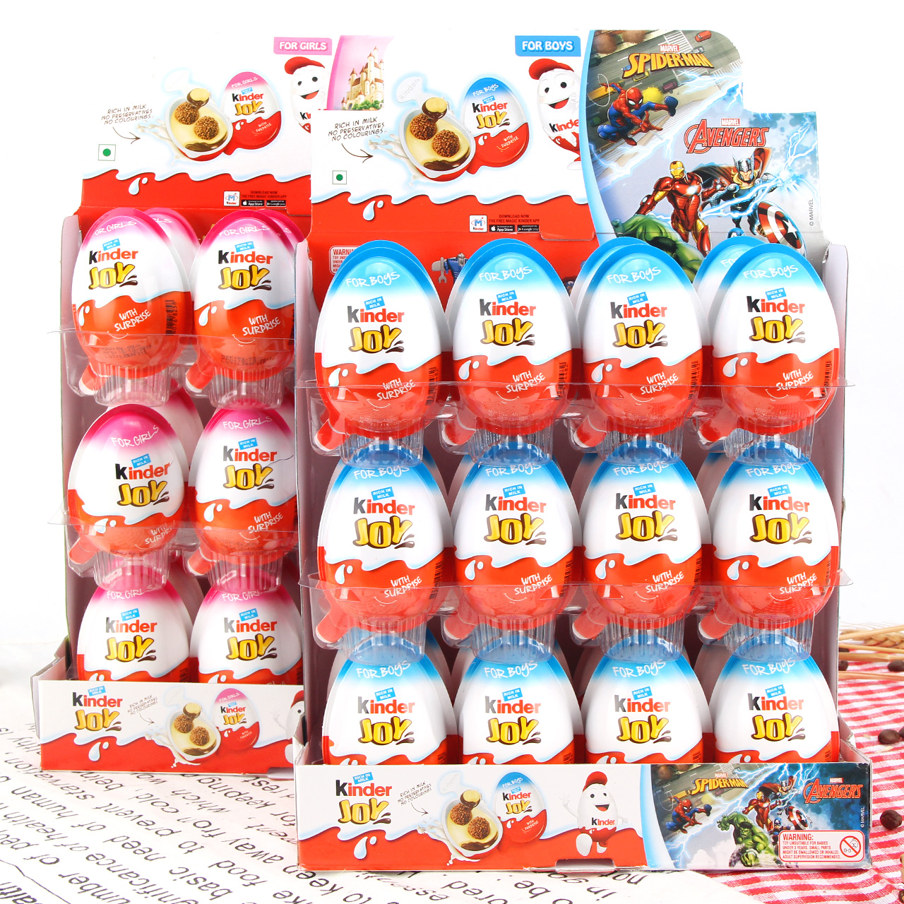 Ferro Import Bodybuilding Dachy Egg Chocolate Egg Boy Girl Edition 24 children snacking birthday present