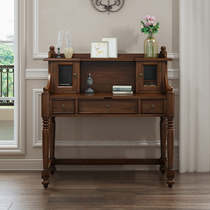 Meng Hanmei style solid wood dressing table European photo studio flip retro dressing table bedroom small apartment modern simple