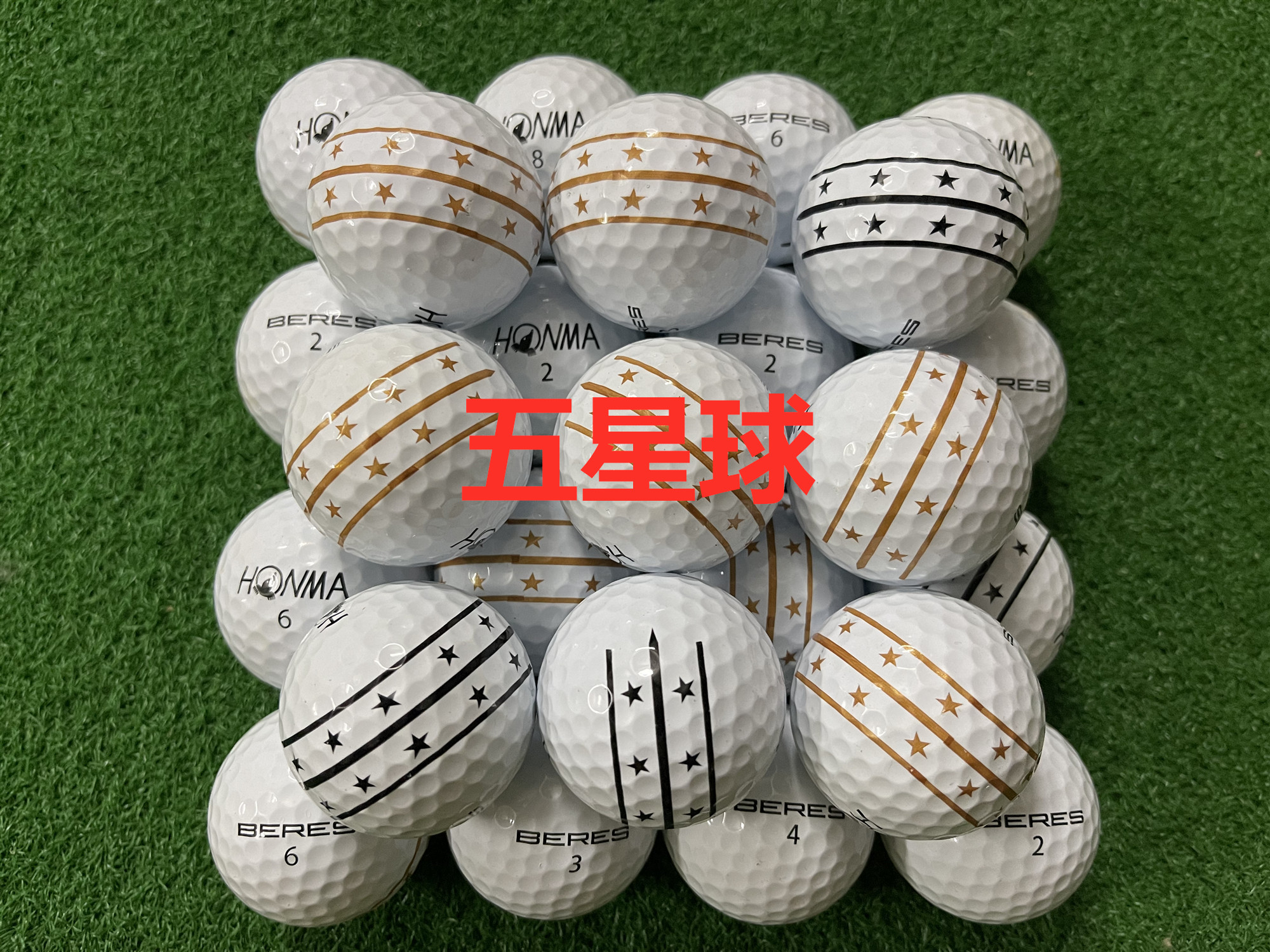 Golf HONMA six-layer ball five-star three-line ball G6 long-distance ball second-hand ball next game putter