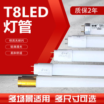 T8LED lamp strip household energy-saving light pipe bracket full fluorescent tube super-light white 0 6 M 1 2 m