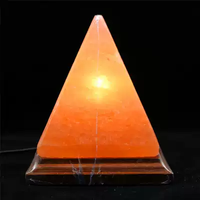 Salt lamp Himalayan crystal salt Feng Shui lucky creative dimming night lamp Table lamp Bedroom bed lamp