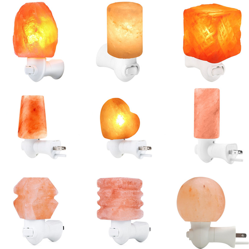 Small Wall Lamp Salt Light Bedroom Bed Headlights Himalayan Small Wall Lamp Salt Crystal Light Creativity Small Night Light Help Sleep Warm Light