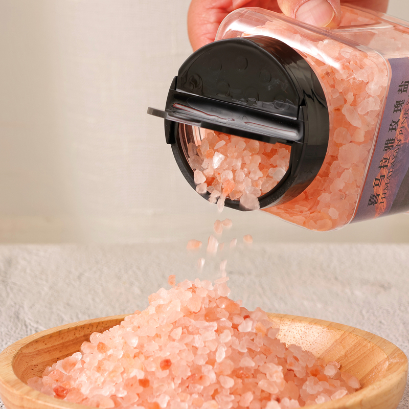 Imported Himalayan Pink Salt Coarse Granules Rose Salt Sea Salt Household Mineral Salt Rock Salt Non-Polluted Bottled 500g