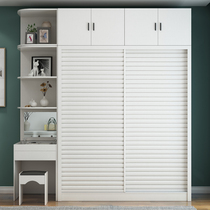 Plate sliding door wardrobe sliding door modern Cabinet 2 door bedroom furniture wooden assembly integral sliding door wardrobe