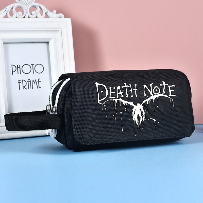Death Note Pencil Case Death Note Student Stationery Box Yotsuba Yama L Anime Peripheral Two-Dimensional Storage