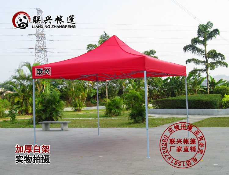 Lều khung trắng dày 2 * 2 * 3 * 3 * 4,5 * 6 mét quảng cáo gấp gian hàng ngoài trời hoạt động triển lãm tán - Lều / mái hiên / phụ kiện lều 	cọc lều naturehike