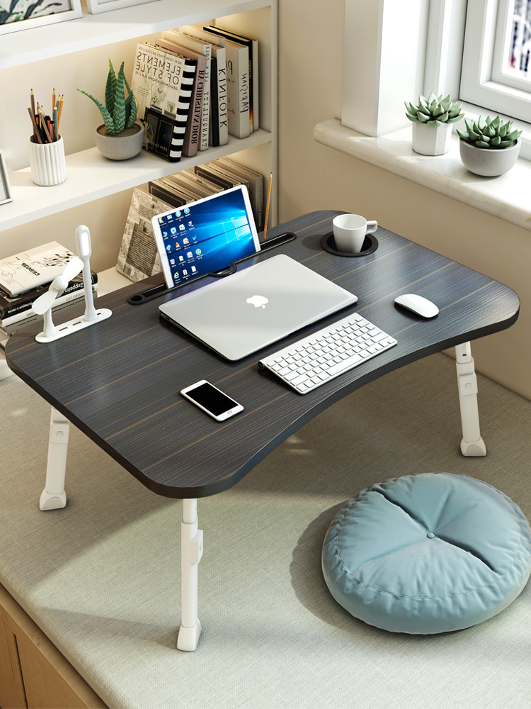 Small bed table Lift-up folding computer desk Bedroom floor-up Simple lazy desk Dormitory study desk