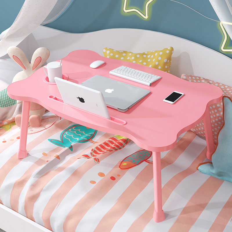 Bed table computer desk folding small table bedside lazy dormitory with upper berth students to make table dormitory artifact