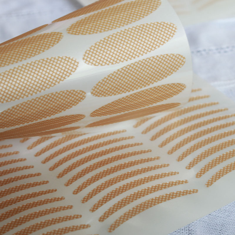 Dark complexion Yellow Flesh color reticulated pattern Double eye skin patch invisible and breathable wide and narrow invisible natural waterproof without marks