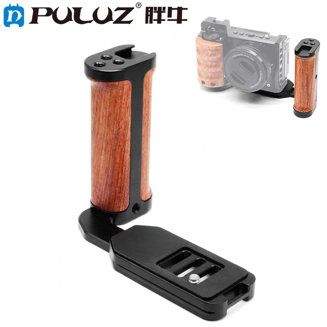 Universal SLR mirrorless camera left handle L plate handheld shooting vertical shot stabilizer camera rabbit cage Vlog