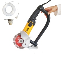 Reya tank 150 handle cutting machine hydropower 195 dust-free open slot machine waterproof hood modified angle mill cutting machine