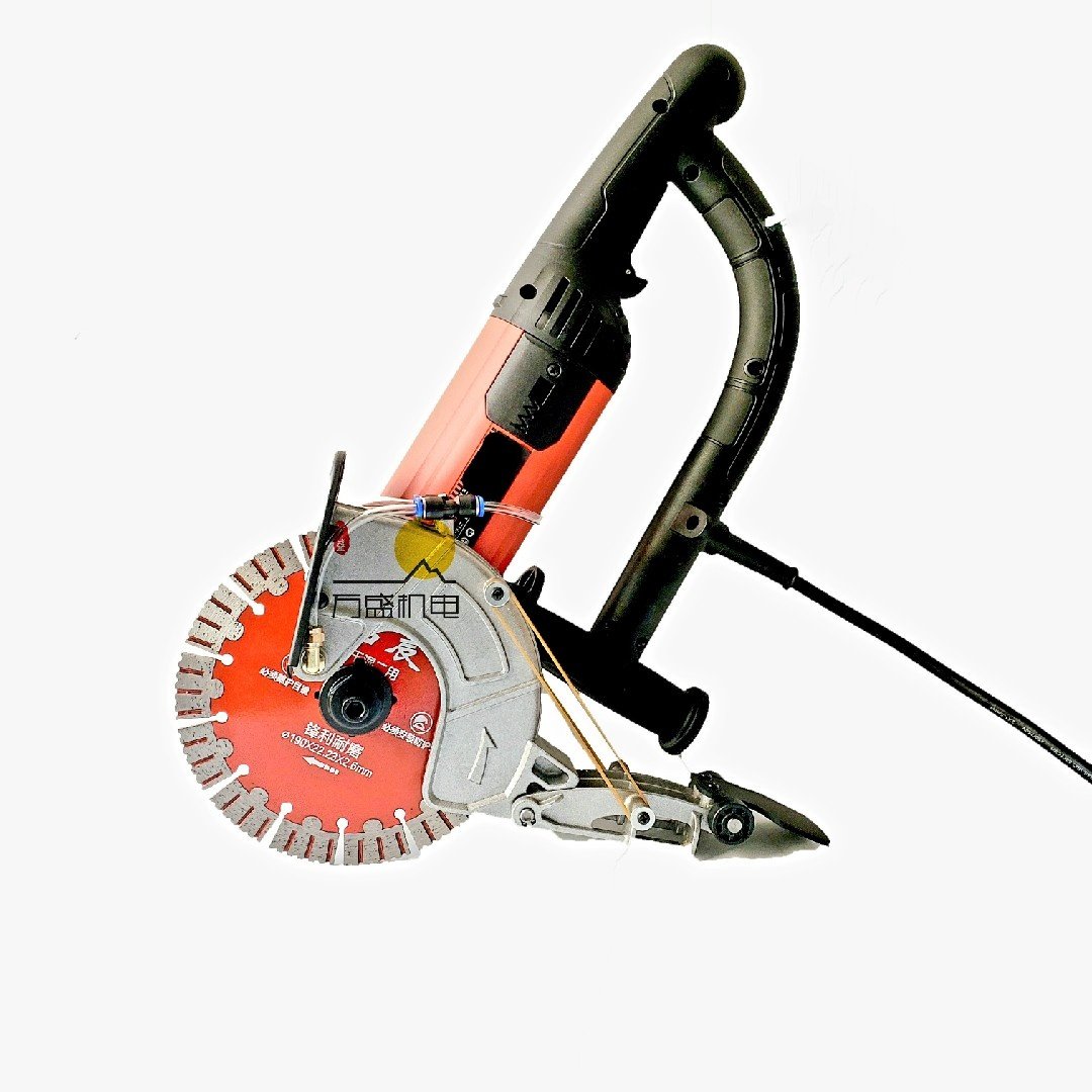 192 dust-free slotting machine Shen Hengding Canliukun 192 cutting machine plus water angle grinder cutting hydropower 190 machine