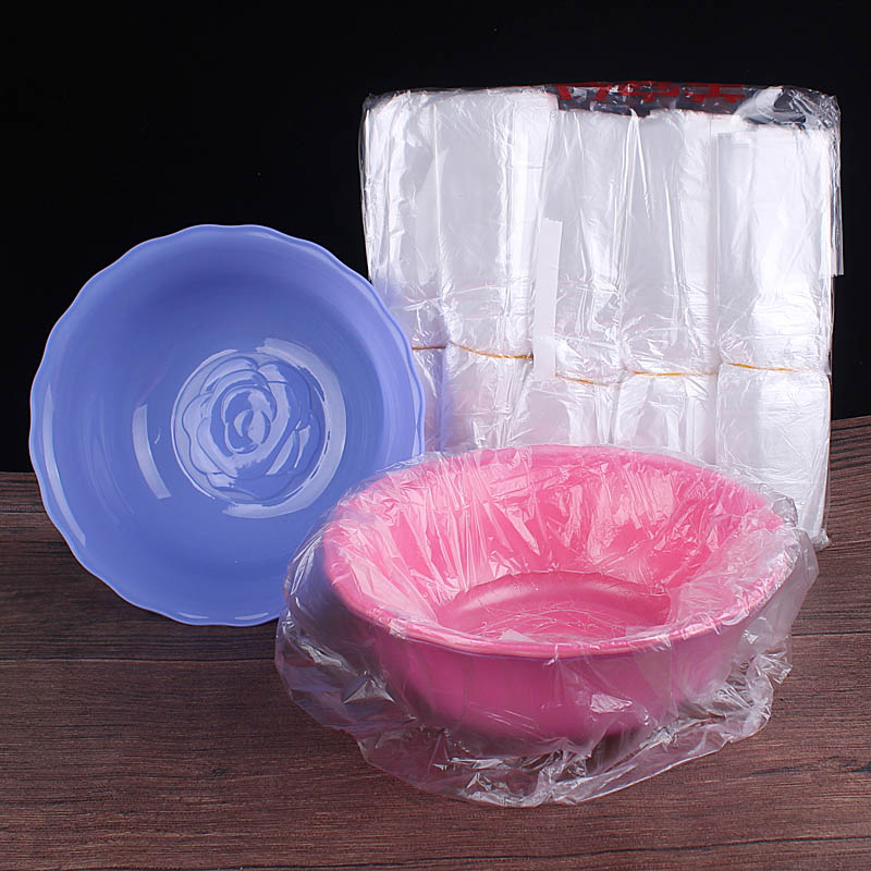 High-end beauty salon make face supplies special washbasin cover high-end large full small disposable washbasin plastic bag