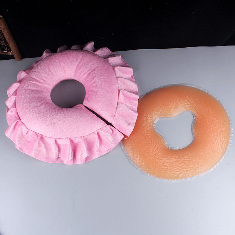 Beauty salon U - chest pillow face pillow - neck pillow - hole cervical vertebral silicone massage push for adult bedhead dedicated