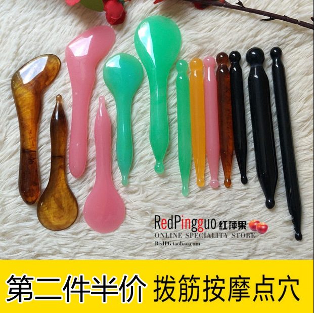 Resin facial dial gluten bar Facial Dial Warp Stick Nectar wax Shu warp Eyes Dot eye Ocular Circle Beauty Massage Stick