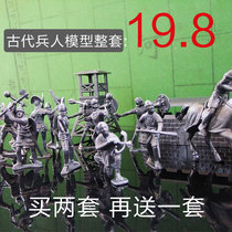 Ancient Roman military corps set Toy soldier human model Imperial Era creeps war sandbox scene