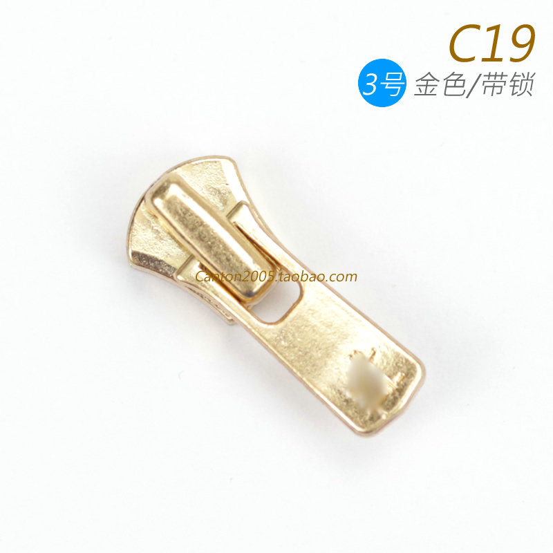 Japan EX Series 3 metal pull chain head with lock pull head DA2E gold C19