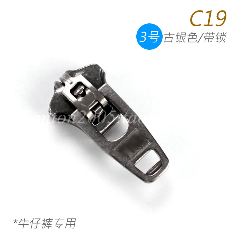 Japan No. 3 Semi-automatic Puller 3Y GSN8 Antique Silver Jeans Special C20