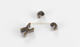 Swiss riri zipper ຂອງແທ້ຂະຫນາດ M4 ເທິງແລະຕ່ໍາ stop head and tail stop ແຂ້ວເທິງແລະແຂ້ວຕ່ໍາສີ bronze