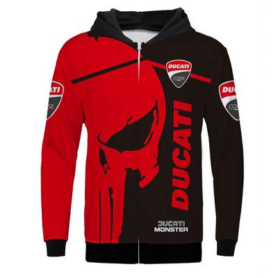 2021 Hot Pin DUCATI Rugby Team Necropolis Winter Men's Race Car Service Locomotive Riding Gear Anti-Fall Clothing