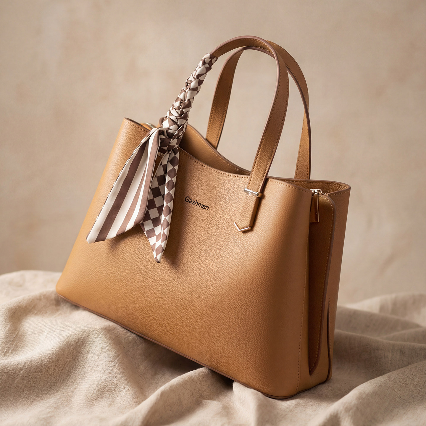 Gisiman Women's New Cowhide Shoulder Handbag Large Capacity Elegant Commuter Tote Bag For Women And Mothers - Thumbnail 3