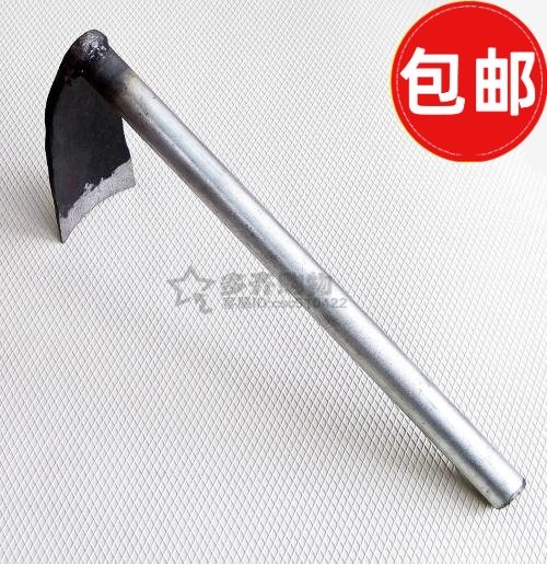 Handmade wrought garden landscaping small hoe agricultural gardening tool digging earth planed to grow flowers and shovels shovel hoe