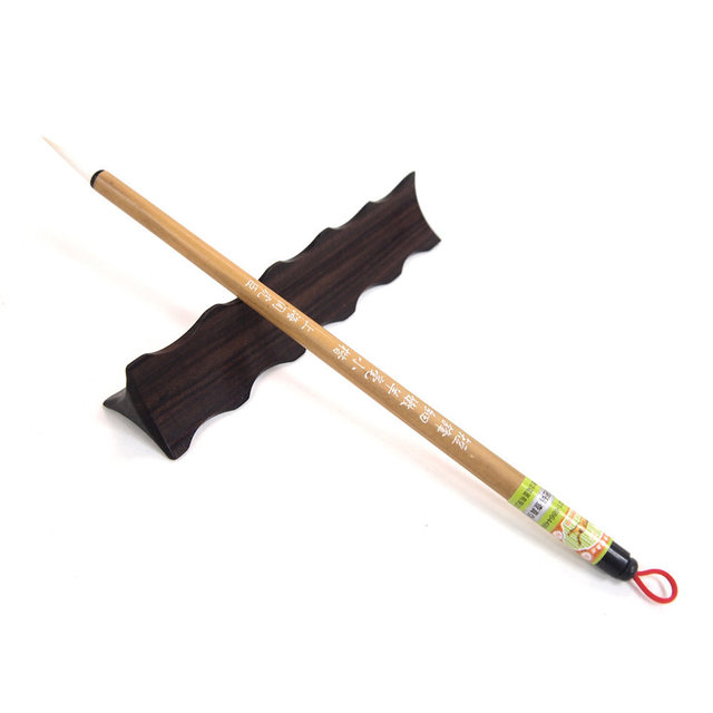 Authentic Zhou Huchen Calligraphy Brush, Short and Long Bristle, Goat Hair, for Cursive Script, Seal Script, Calligraphy, Slim Gold Script, Medium and Small Script, Scripture Copying Brush