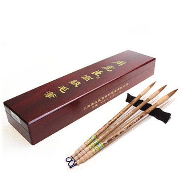 Zhou Huchen's Authentic Wolf Hair Brush, Professional-Grade Calligraphy Brush, Pure Wolf Hair, Millennium Dragon, High-End Large and Medium-Sized Calligraphy Brush