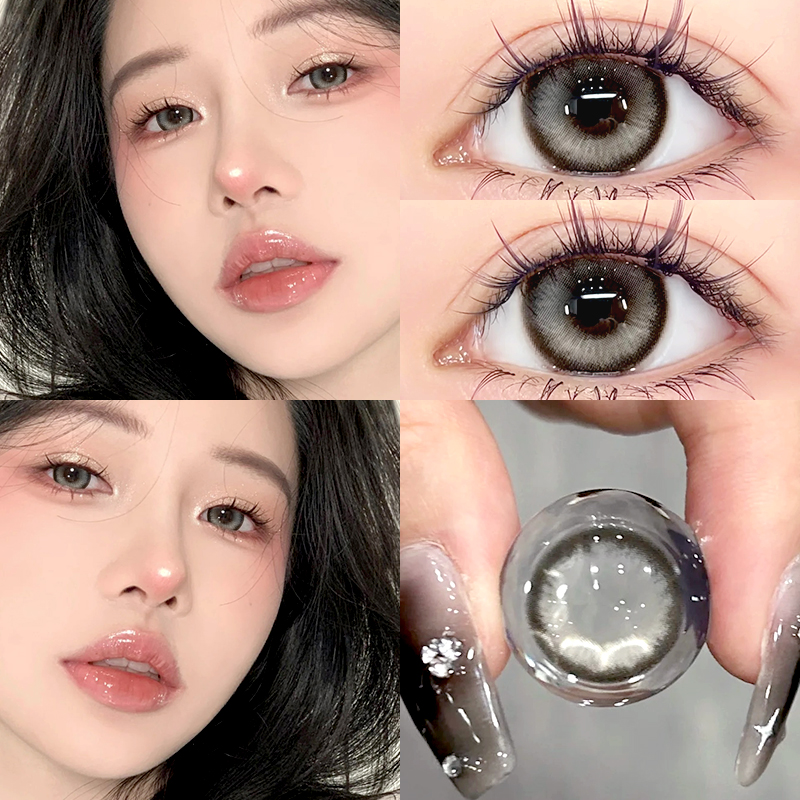 奶油蜜豆棕：微混血美瞳的新潮流