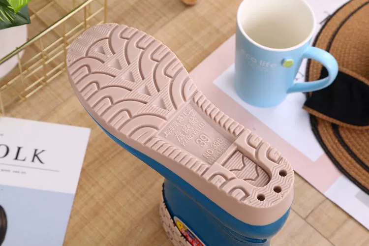 Giày đi mưa nữ ống dành cho người lớn đi mưa thời trang ủng bốn mùa giày không thấm nước
