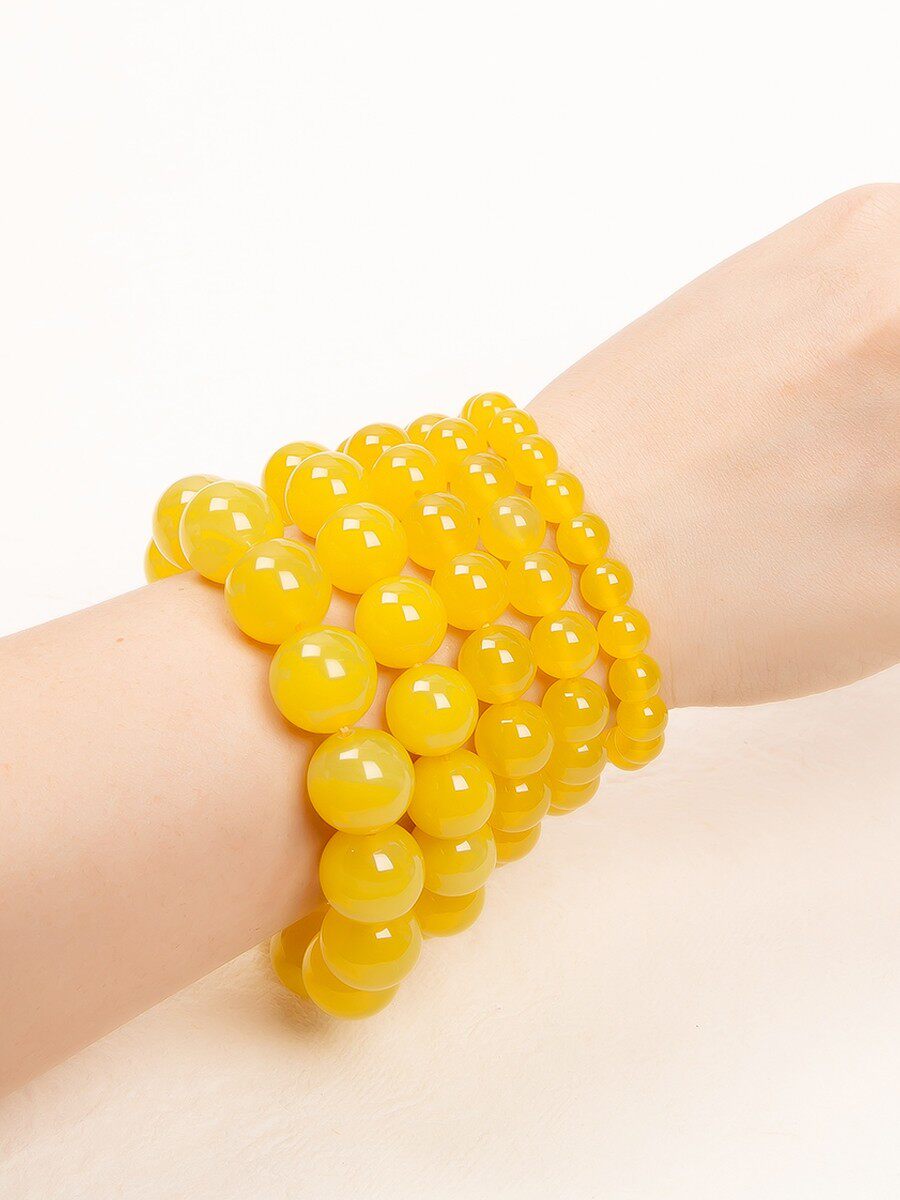 Lifetime One Stone natural Yellow Manau Hand strings Handmade for men and women Fortune Transfer Buddha Pearl Advanced Sensation Jade Medullary Crystal