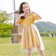 Girls' dress summer thin section 2023 new middle and big children's skirt summer net red little girl princess dress