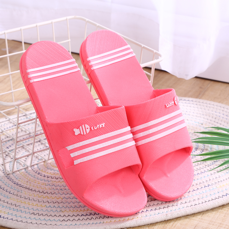 Summer New Women's Slippers, Summer Bathroom Indoor Non-Slip Soft-Soled Flip-Flops, Women's Thick-Soled Trendy Sandals