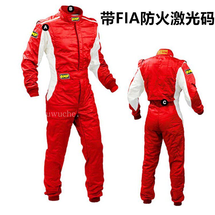 Italian car rv FIA flame retardant fireproof breathable one-piece racing suit CRC racing suit with FIA laser code