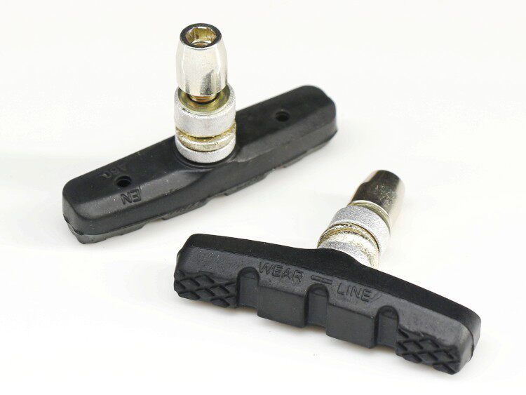 Bicycle brake skin silent wear resistant V brake block Universal brake pads mountain bike brake adhesive accessories