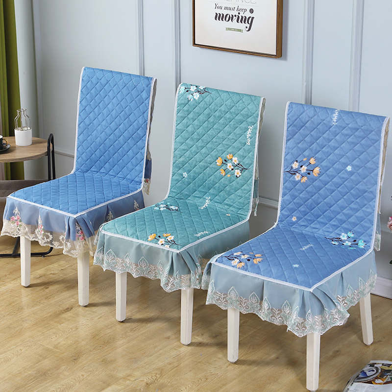 Chair cover one-piece minimalist modern cloth Dining Table Stool Cover even body Four Seasons Home chair Chair Cushion Suit