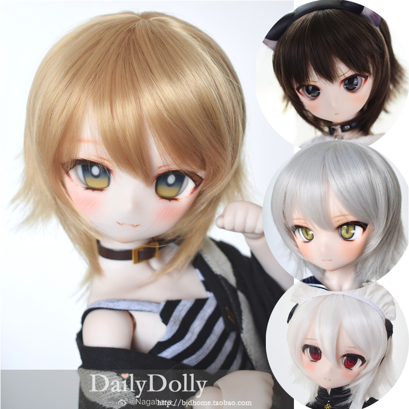 [in Stock] Dailydolly [Anti-Frizz] Dd/Bjd Wig Men's High-Temperature Fiber Heat-Resistant Fiber Short Hair